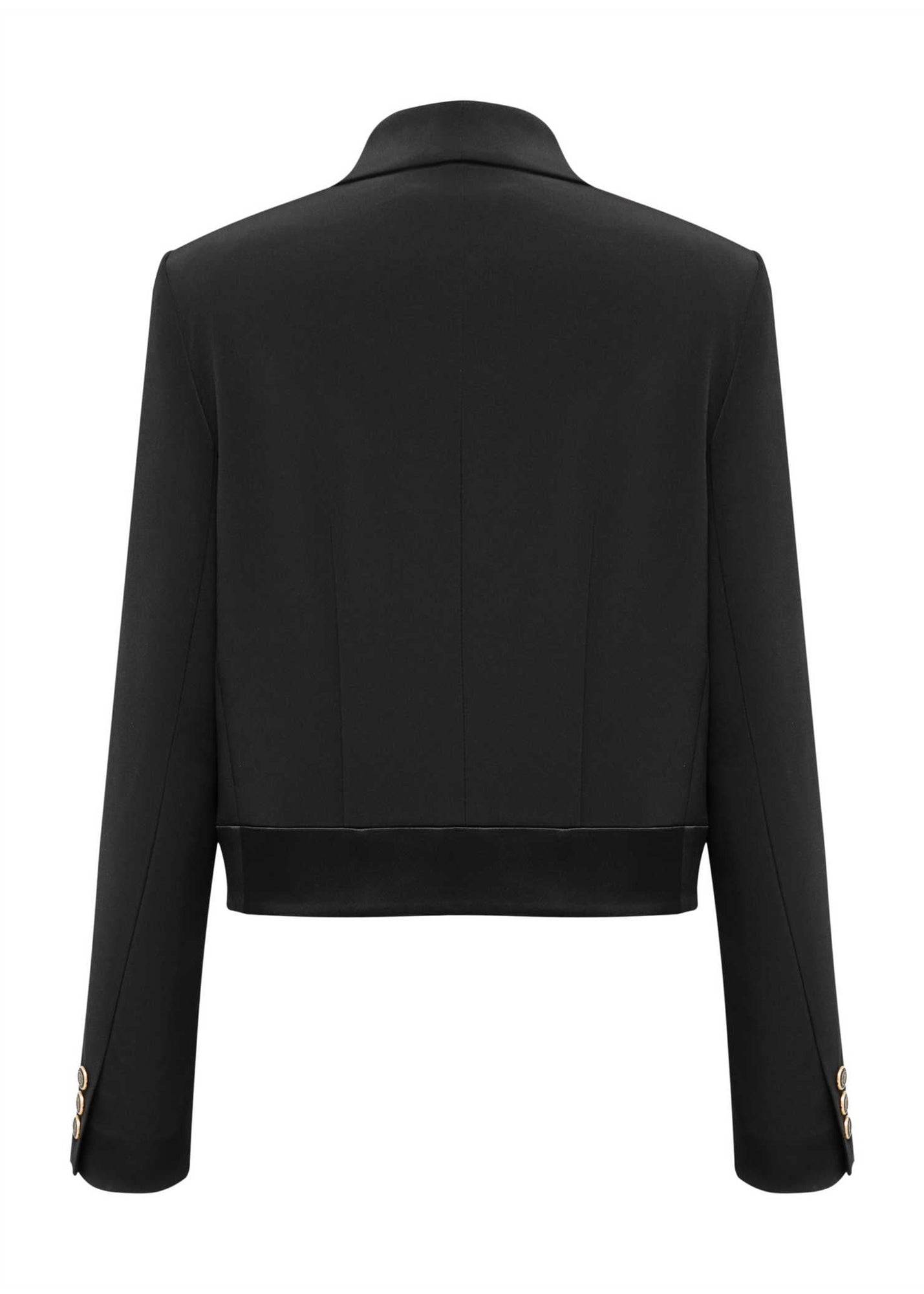 Triacetate Suit Jacket | Black