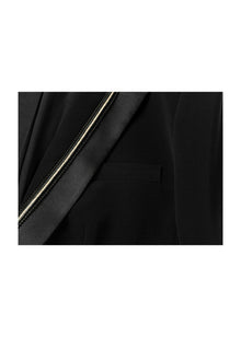 Triacetate Suit Jacket | Black