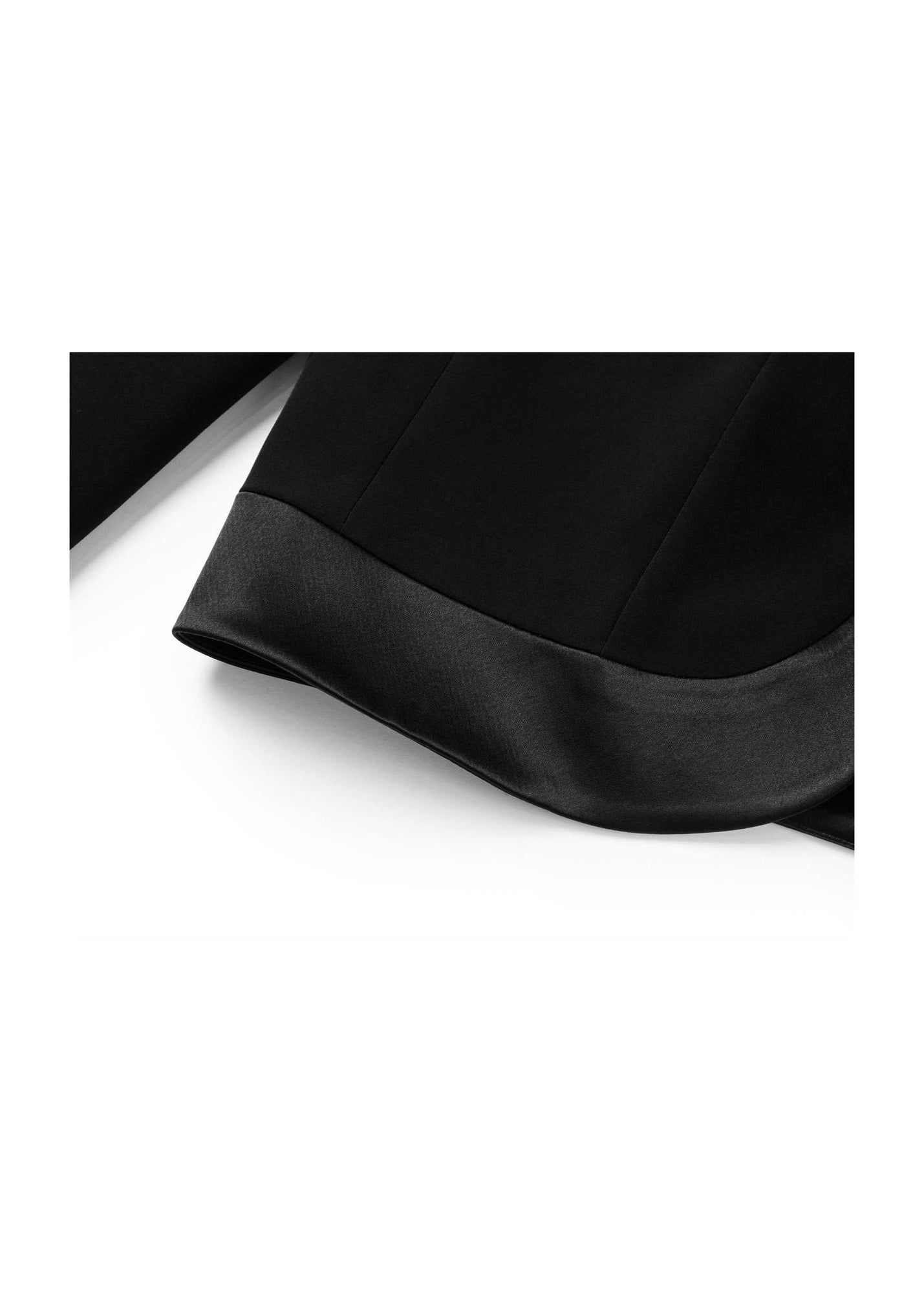 Triacetate Suit Jacket | Black