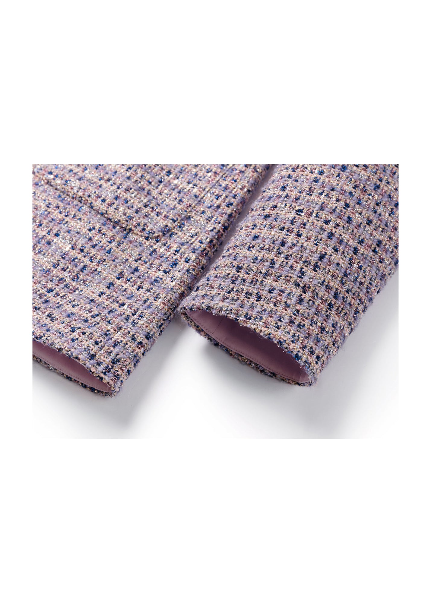 Tweed Parisian-Style Coat | Purple
