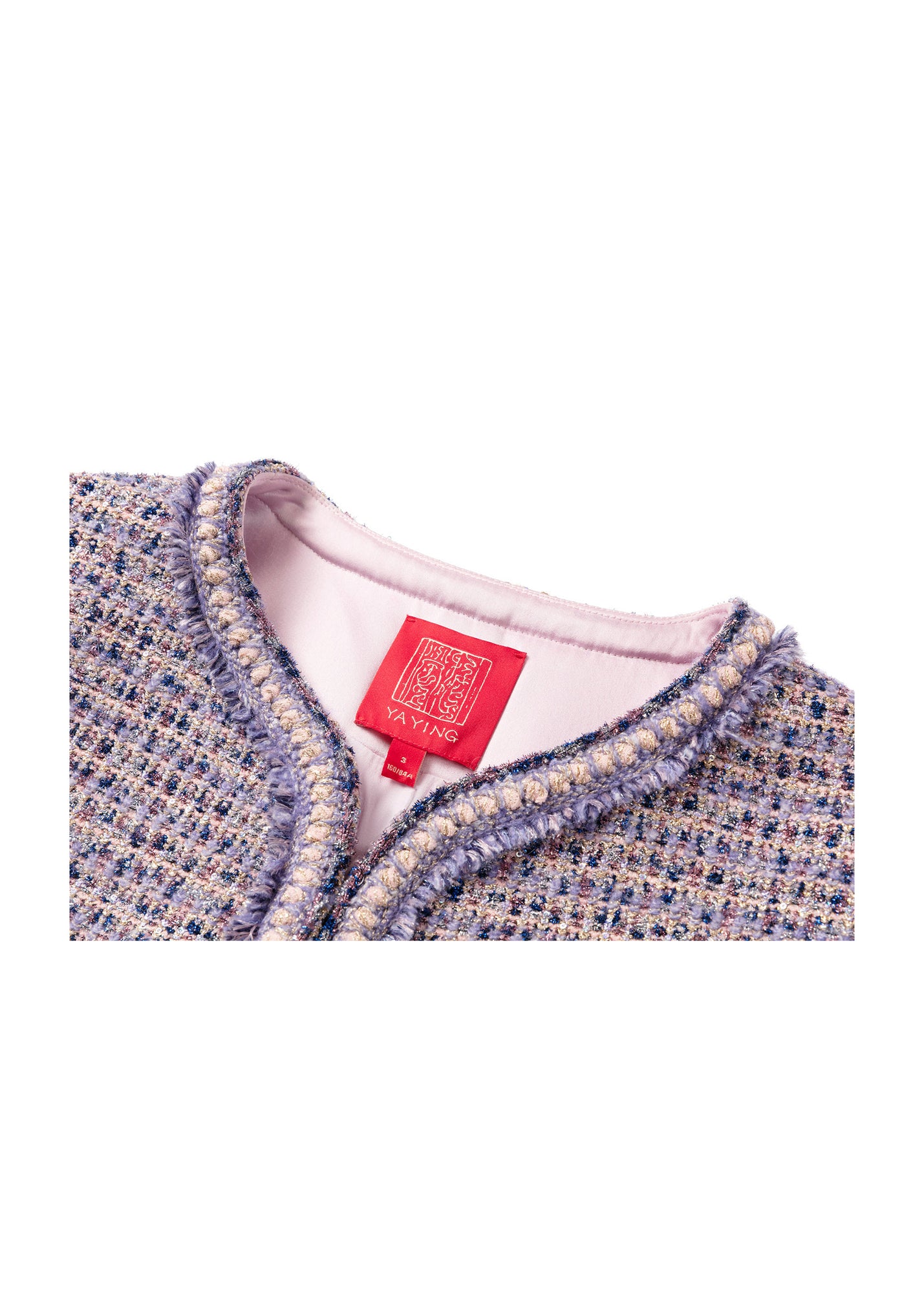 Tweed Parisian-Style Coat | Purple