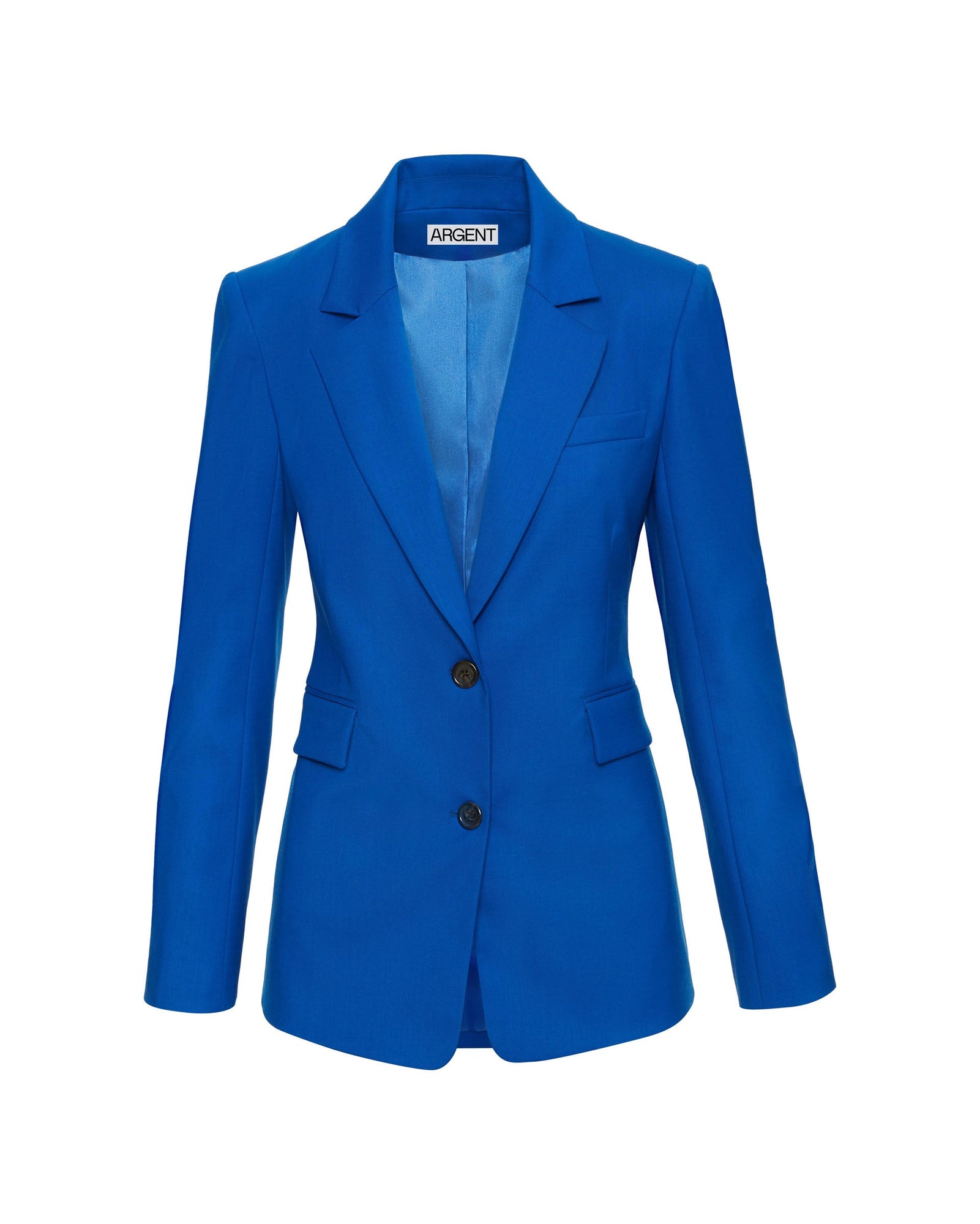 Two-Button Blazer in Seasonless Wool | Royal Blue