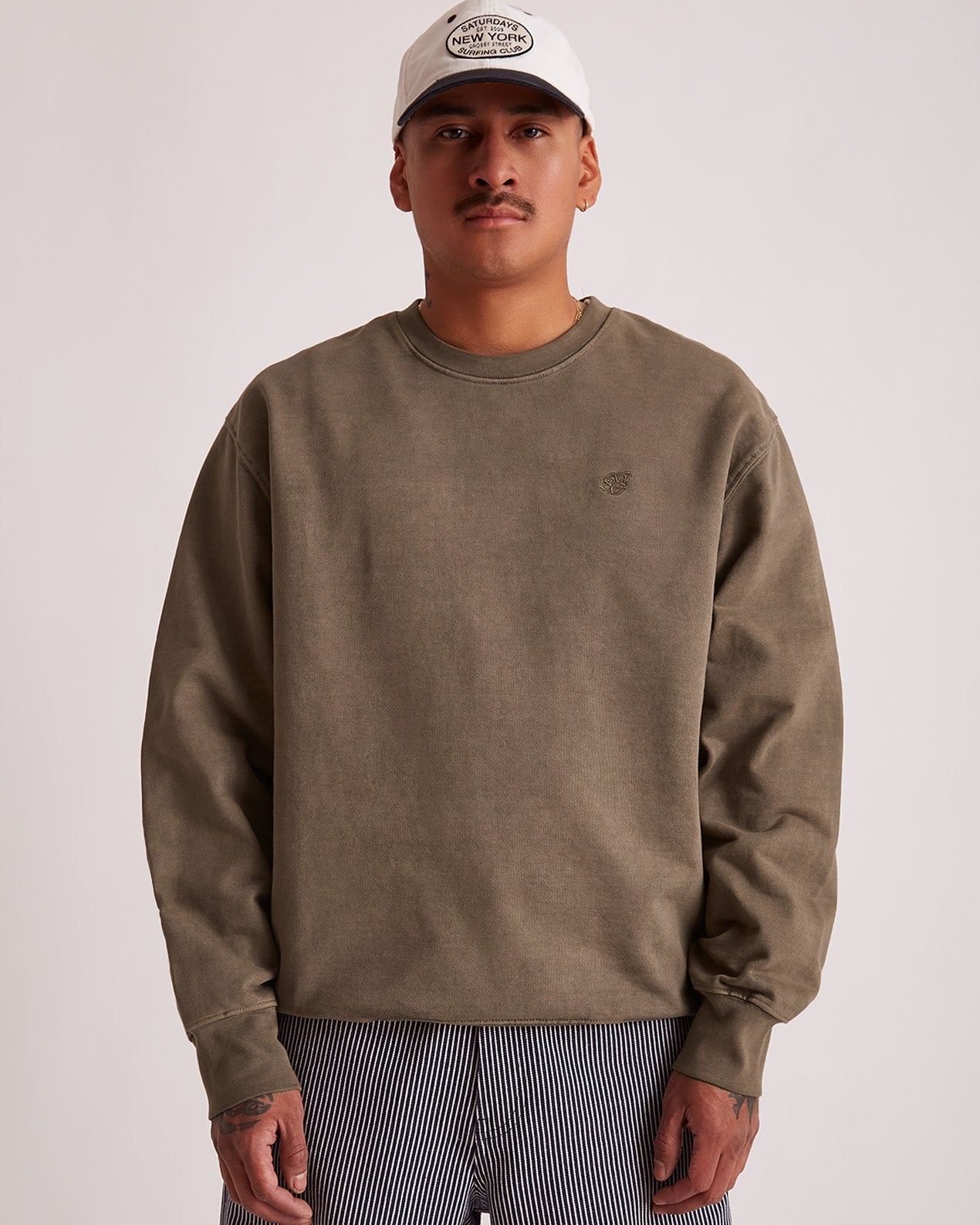 Dark Earth | Pigment Dyed SNYC Bowery Crew