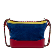 Chanel Pre-Owned Small Gabrielle Suede Crossbody Bag | Women | Blue x Red x Multi