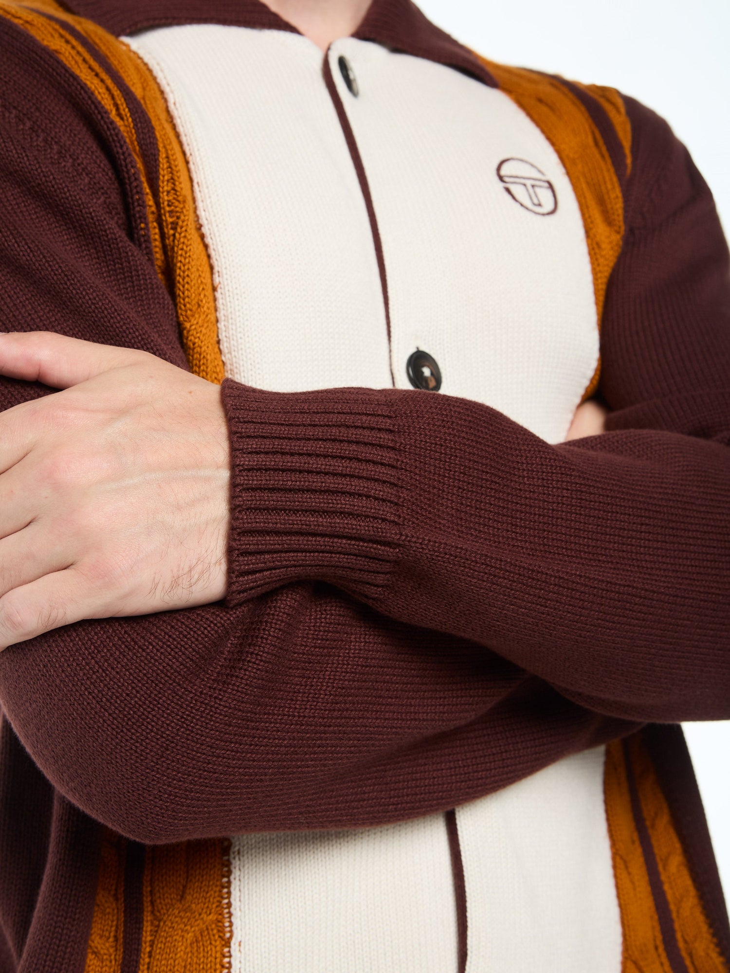 Men | Bruni Knit Cardigan | Bitter Chocolate