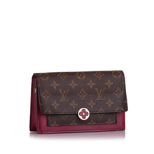 Louis Vuitton Pre-Owned Monogram Flore Wallet On Chain | Women | Brown