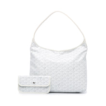 Goyard | Pre-Owned Goyardine Boheme Hobo - II | White