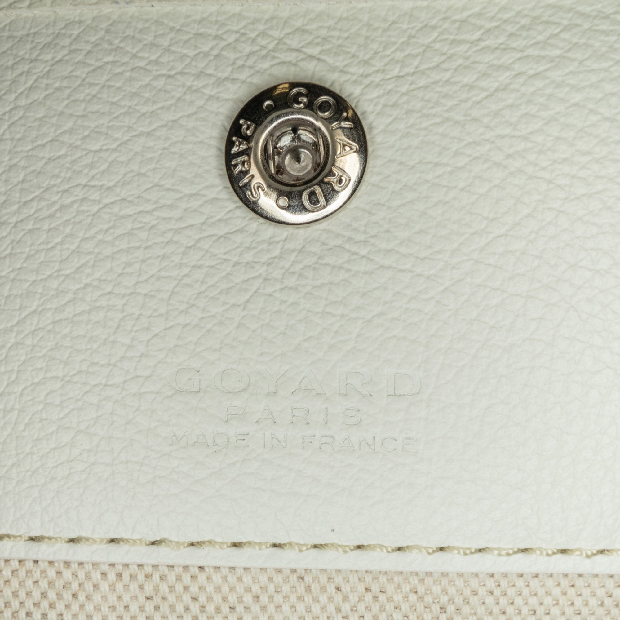 Goyard | Pre-Owned Goyardine Boheme Hobo - II | White