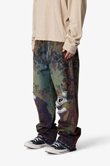 Ultra Baggy Leopard Denim | Multi