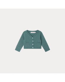 Unisex | Tahiel Cardigan | 6M-12M | Verdigris