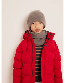 Unisex | Tatodine Ribbed Snood | Brown