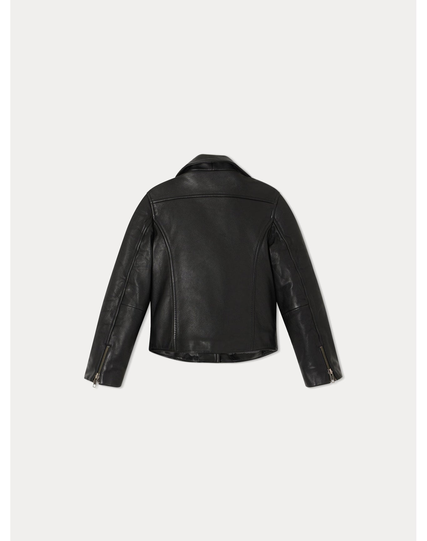 Unisex | Temple Leather Jacket | 10Y-14Y | Black