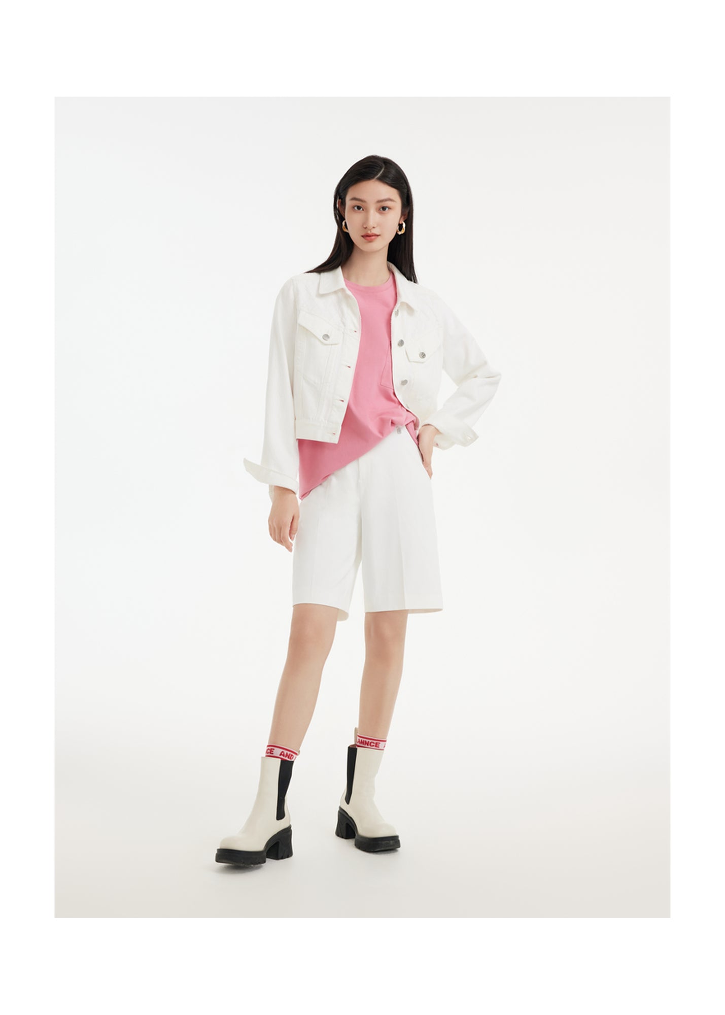 Unisex Shorts | White