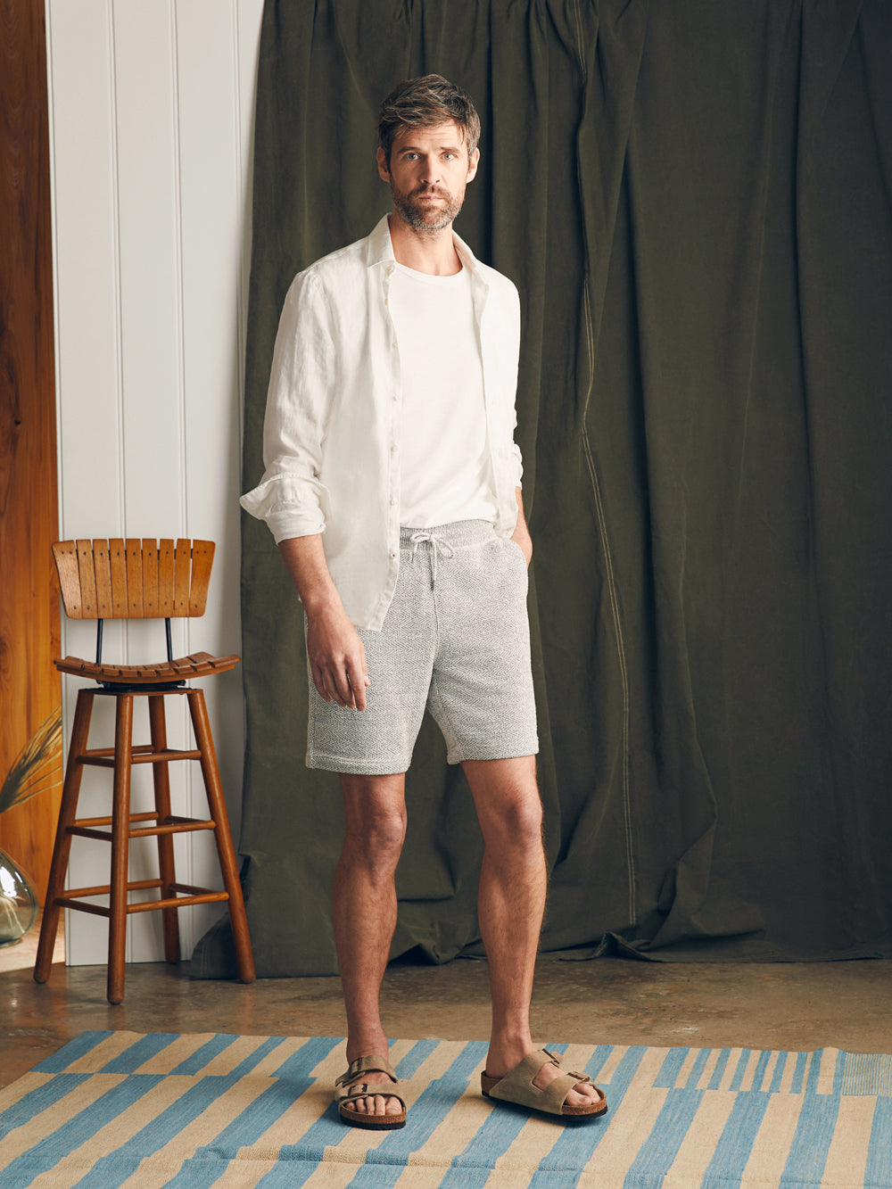 Mens - Whitewater Sweatshort | Grey Shell Loop