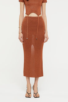 GINIA Yael Skirt in Bronze