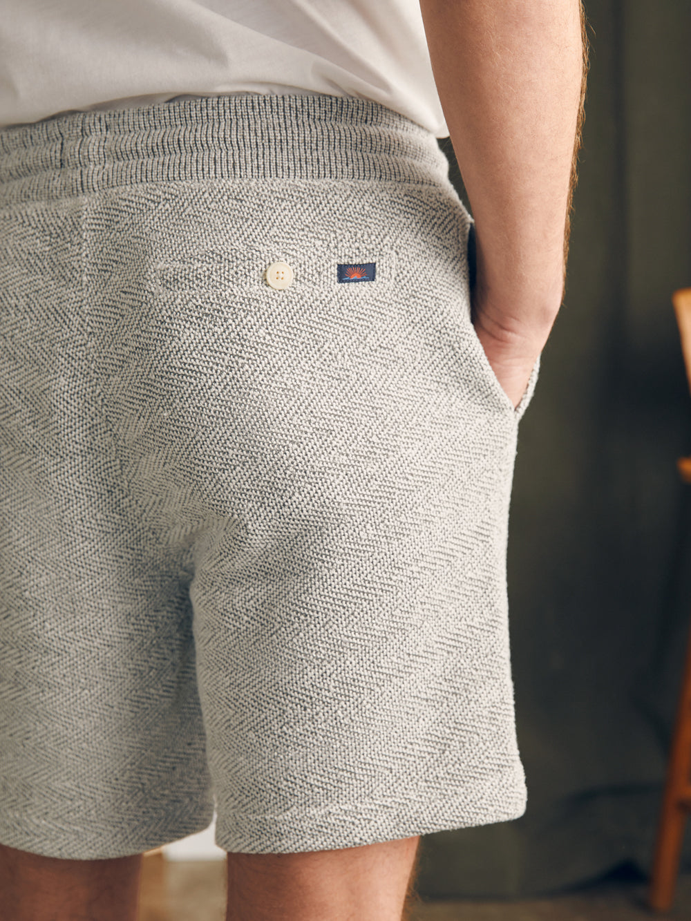 Mens - Whitewater Sweatshort | Grey Shell Loop