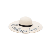 Bunny 'Greetings From' Toyo Sunhat | Ivory