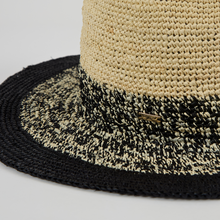 Lourdes Fedora | Ivory/Black