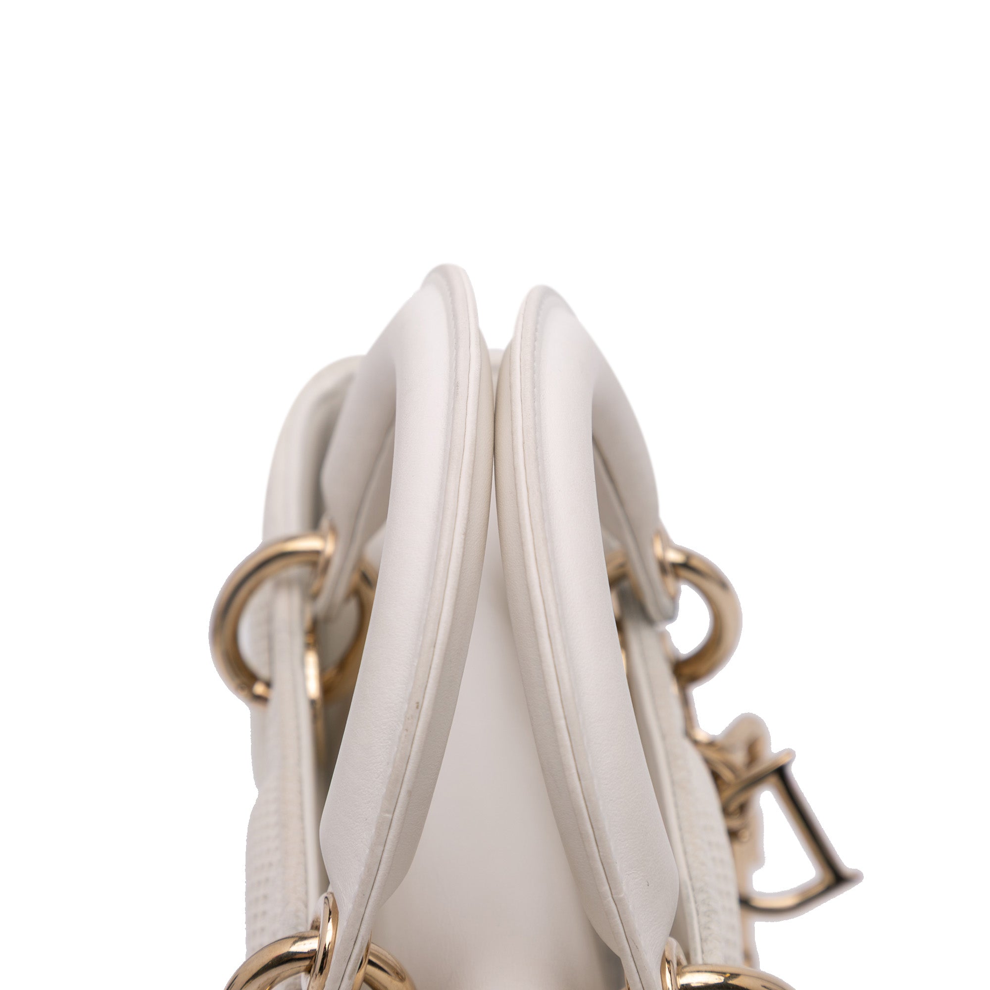 Dior | Pre-Owned Medium Technical Fabric Macrocannage Lady D Joy | White