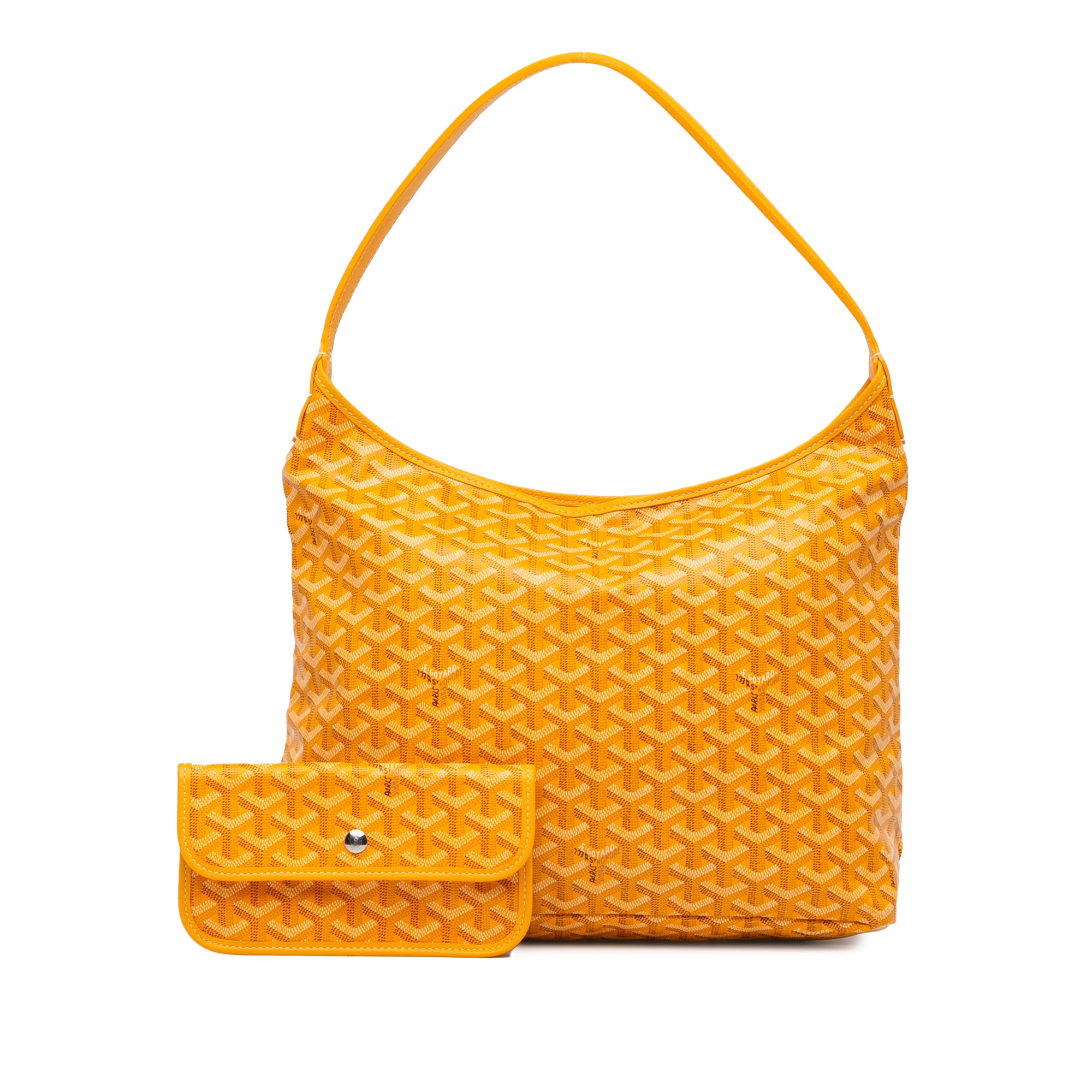 Goyard | Pre-Owned Goyardine Boheme Hobo - IV | Yellow