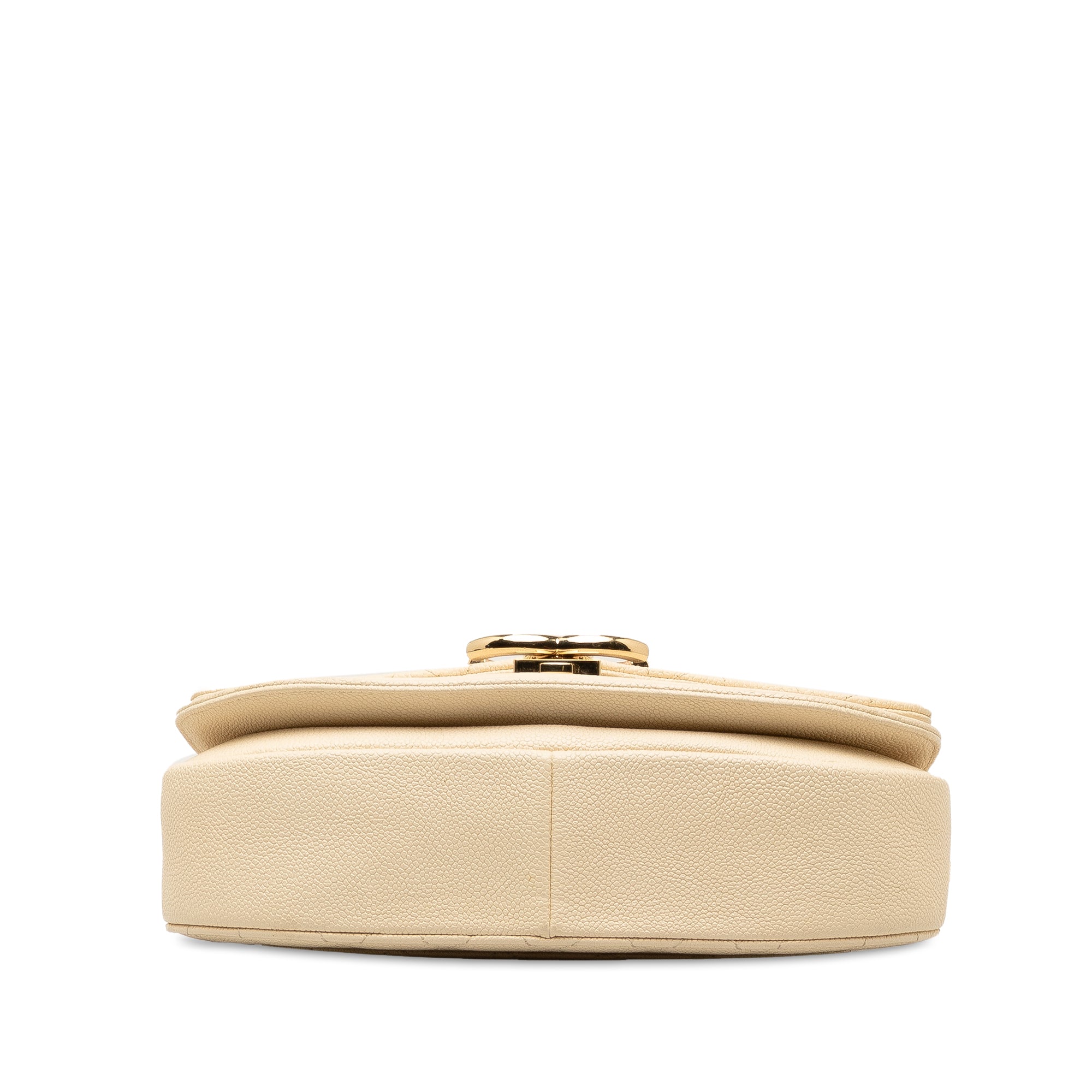 Chanel | Pre-Owned Medium Caviar Paris Cuba Thread Around Flap | Brown/Light Beige