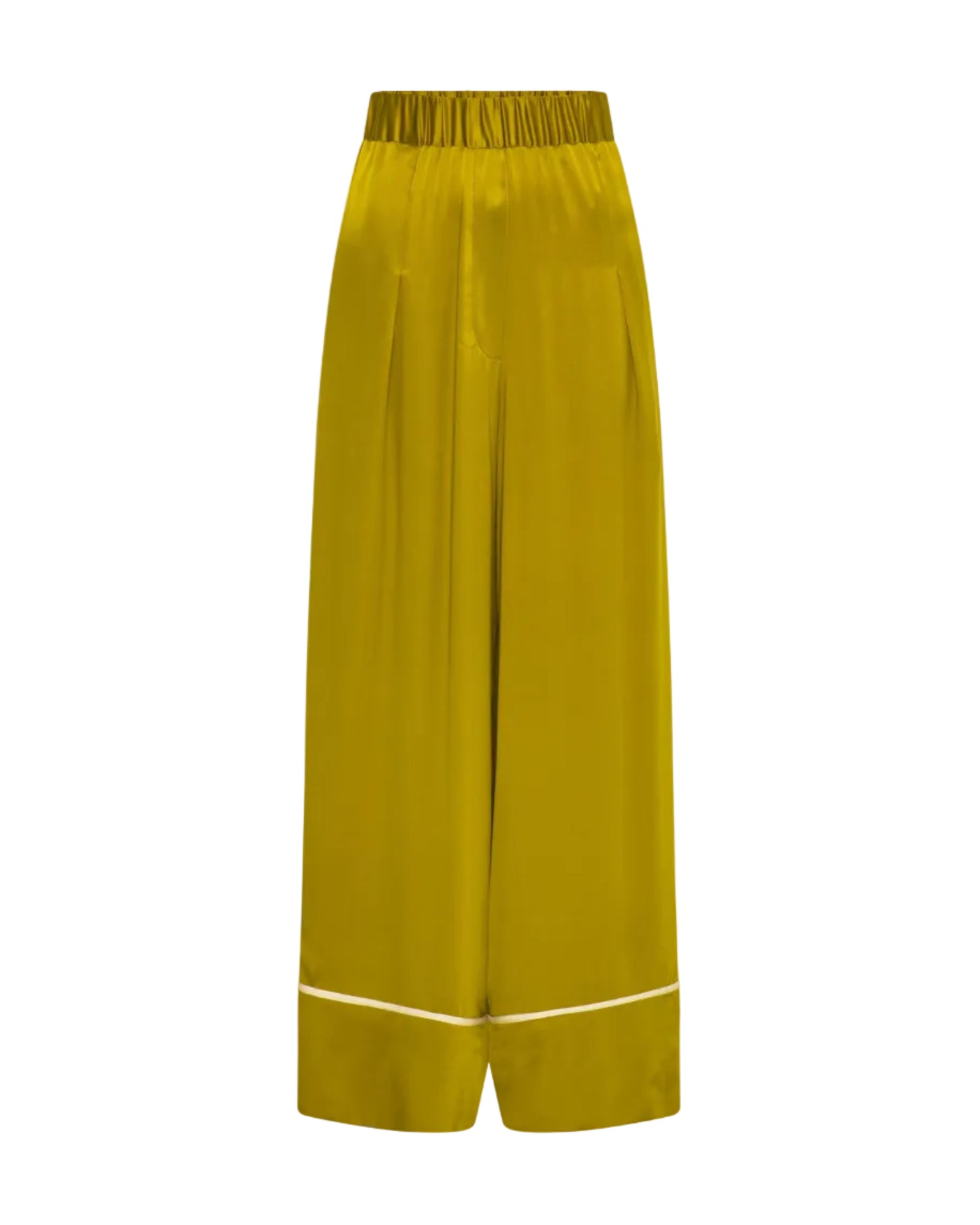 Vespa Piped Palazzo Pant | Sulphur