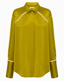 Vespa Piped Shirt | Sulphur