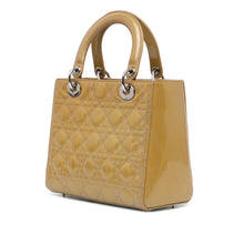 Dior | Pre-Owned Medium Patent Cannage Lady - I | Brown/Caramel