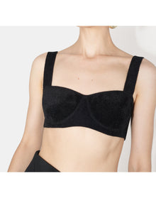 Velvet Nyx Bralette | Black