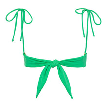 Tori Ties Bandeau Bikini Top | Verde