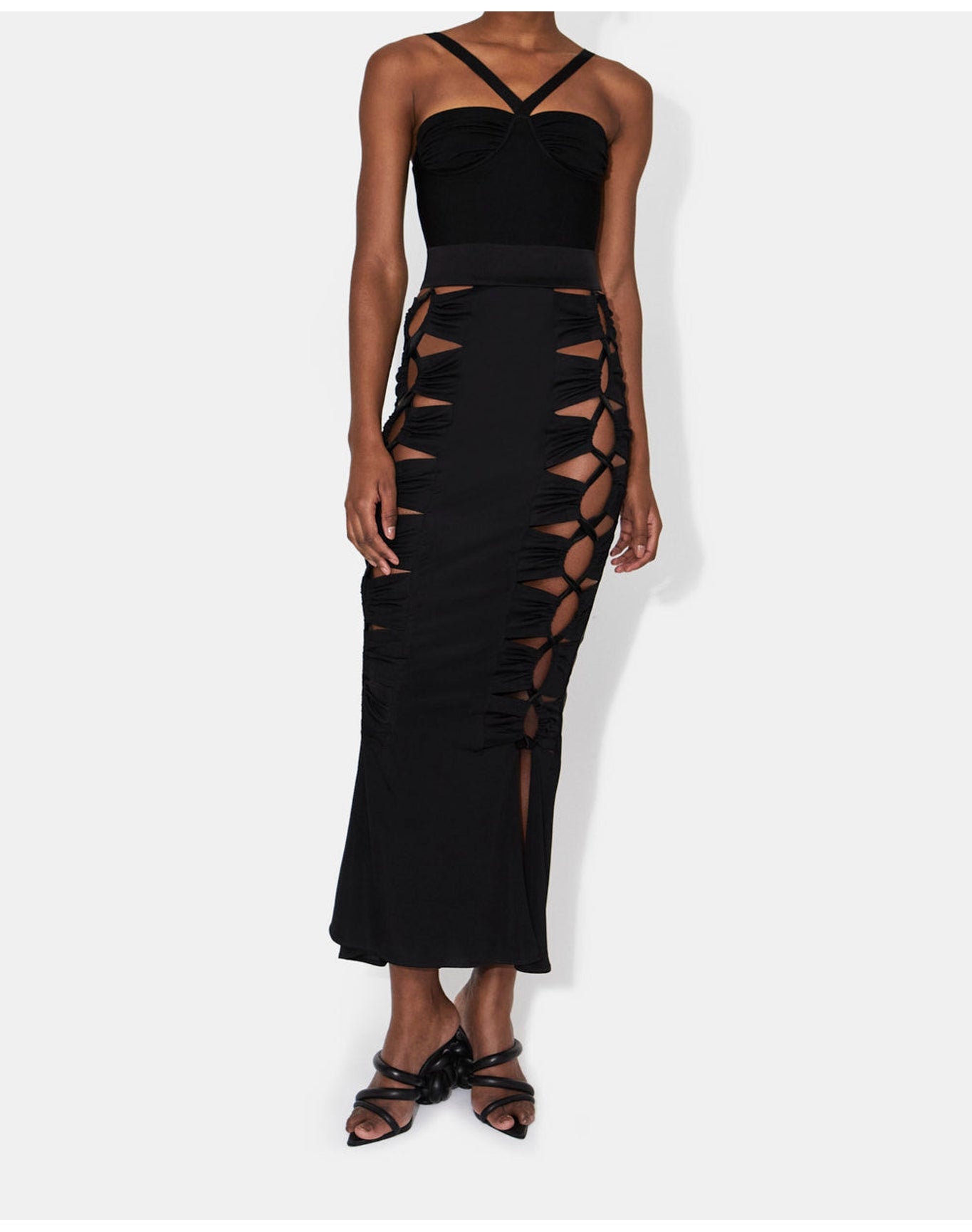 Vertebrae Skirt | Black