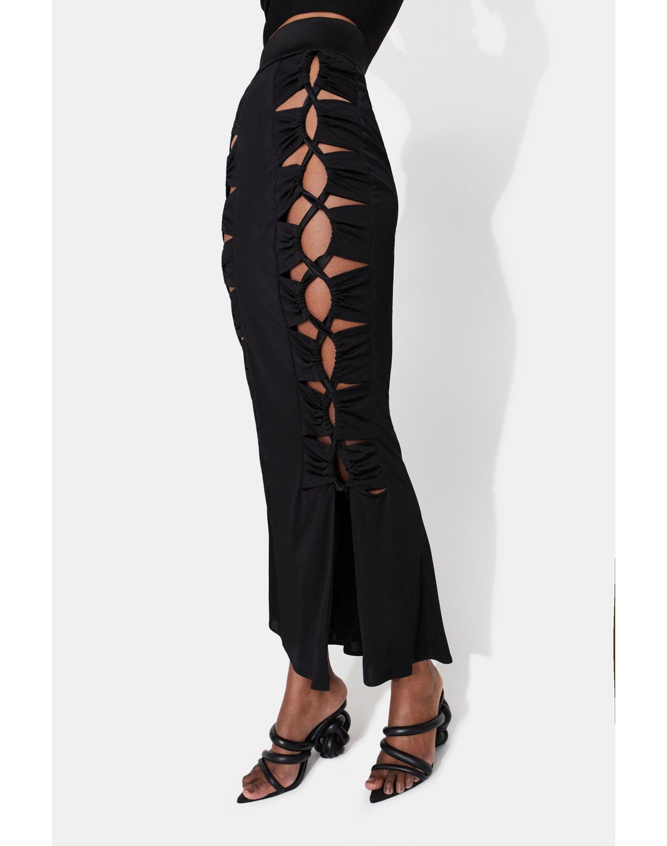 Vertebrae Skirt | Black