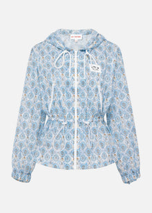 Vibrant Printed Jacket | Blue