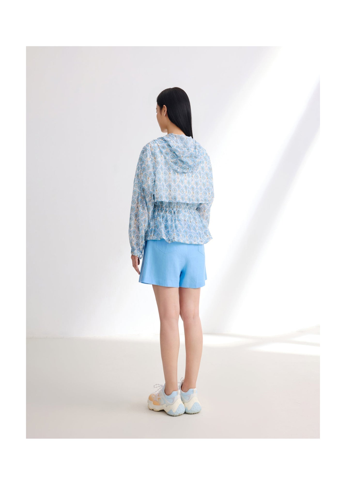 Vibrant Printed Jacket | Blue