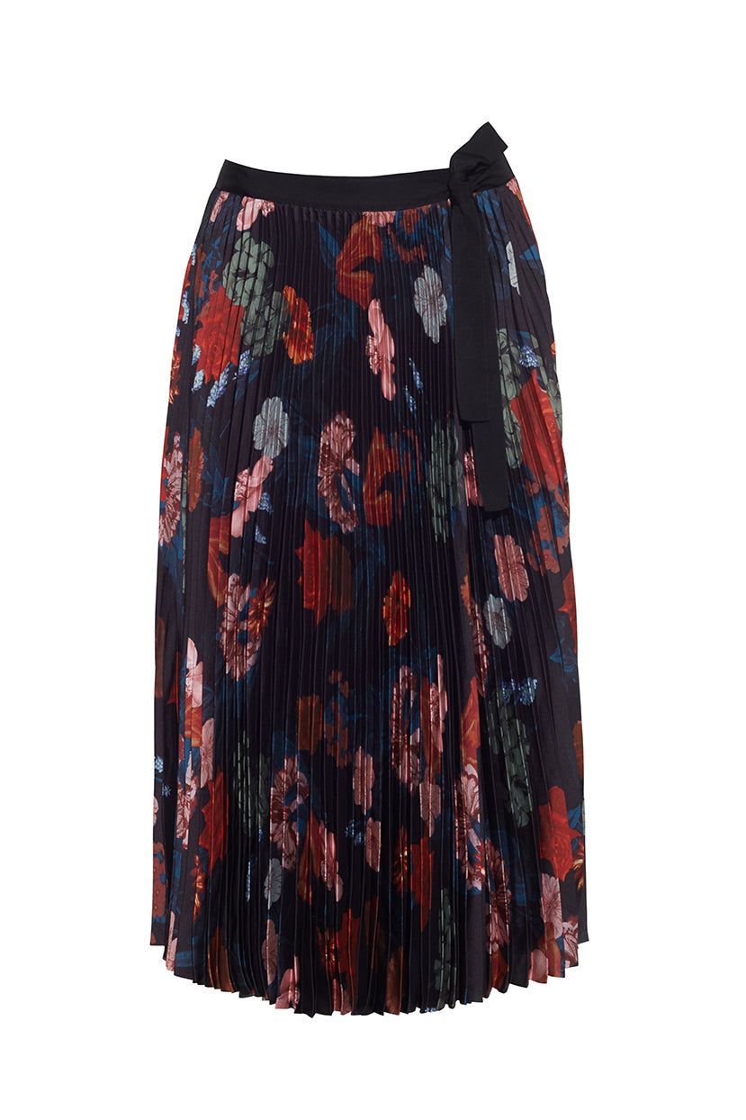 Vienna Skirt | Garden Flora Black