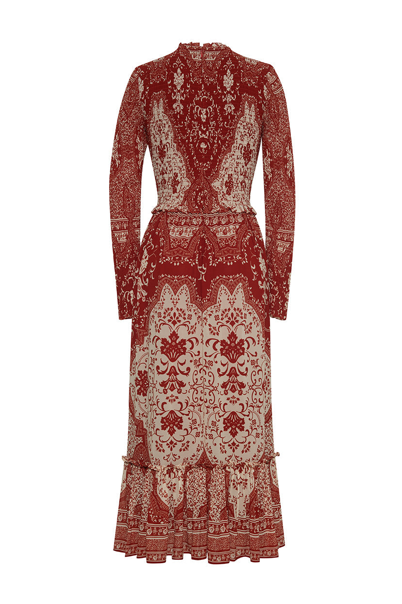 Violette Dress | Picante Scroll Terrace