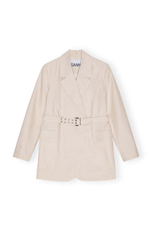 Cotton Melange Tailoring Blazer | Angora