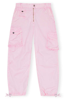 Washed Cotton Twill Pants | Primrose Pink