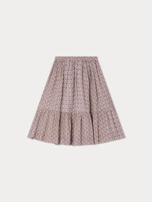 Girl | Daisy Skirt | Taupe Flowers
