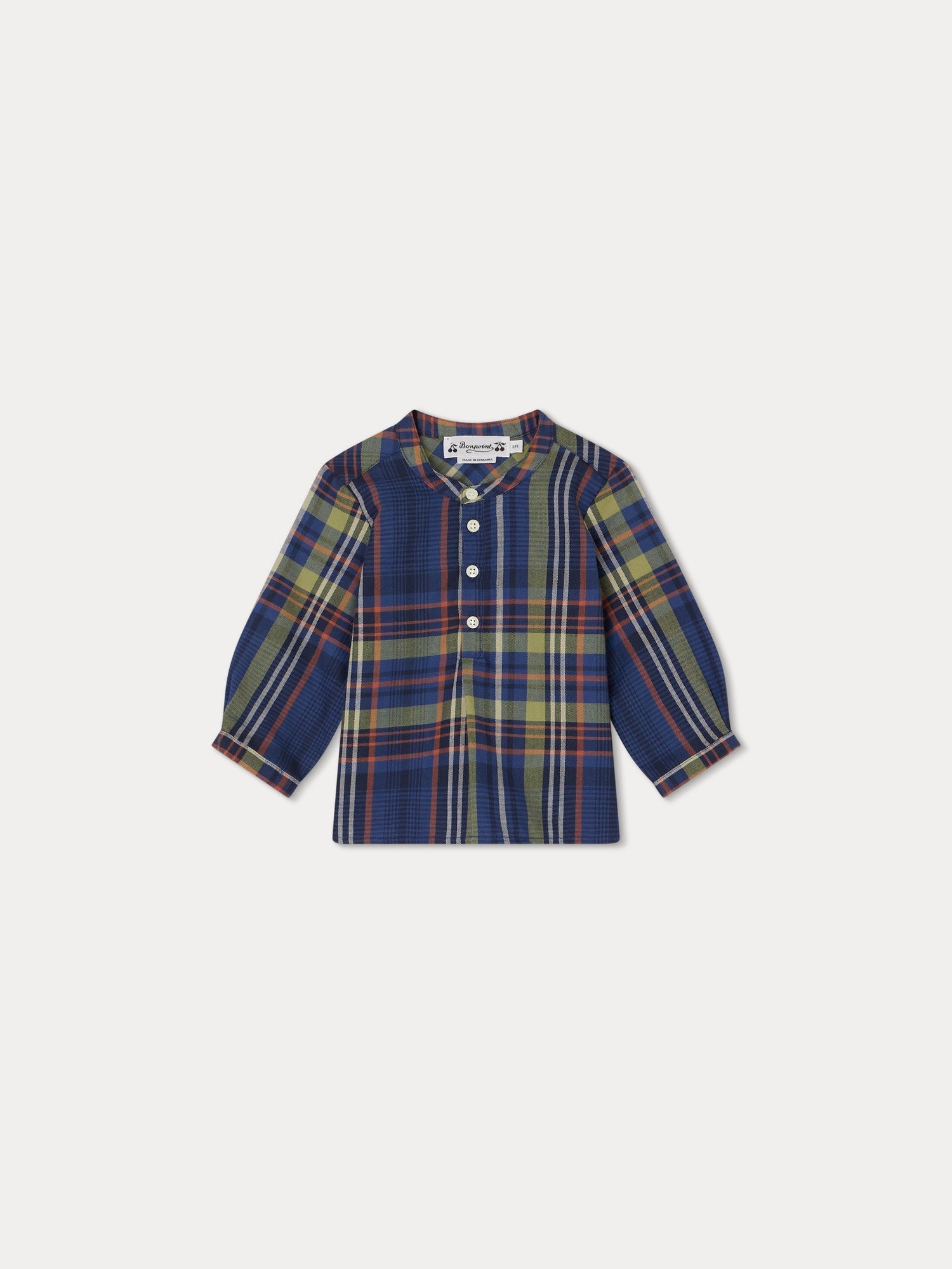 Boy | Polisson Shirt | Navy Tartan