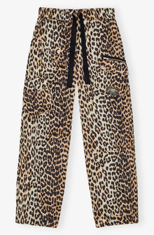 Duchesse Nylon Elasticated Pants | Leopard