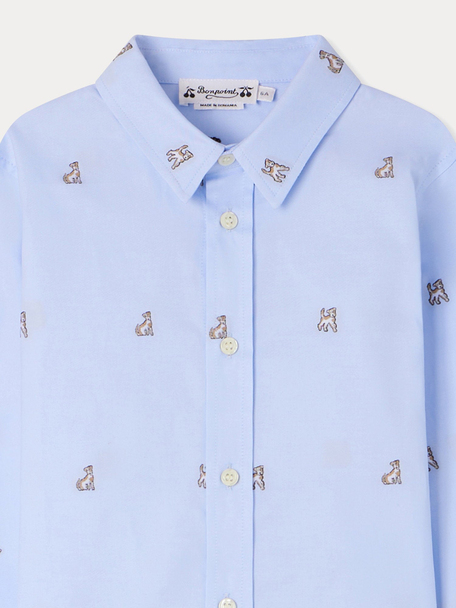 Boy | Daho Shirt With Blue Prints | Blue