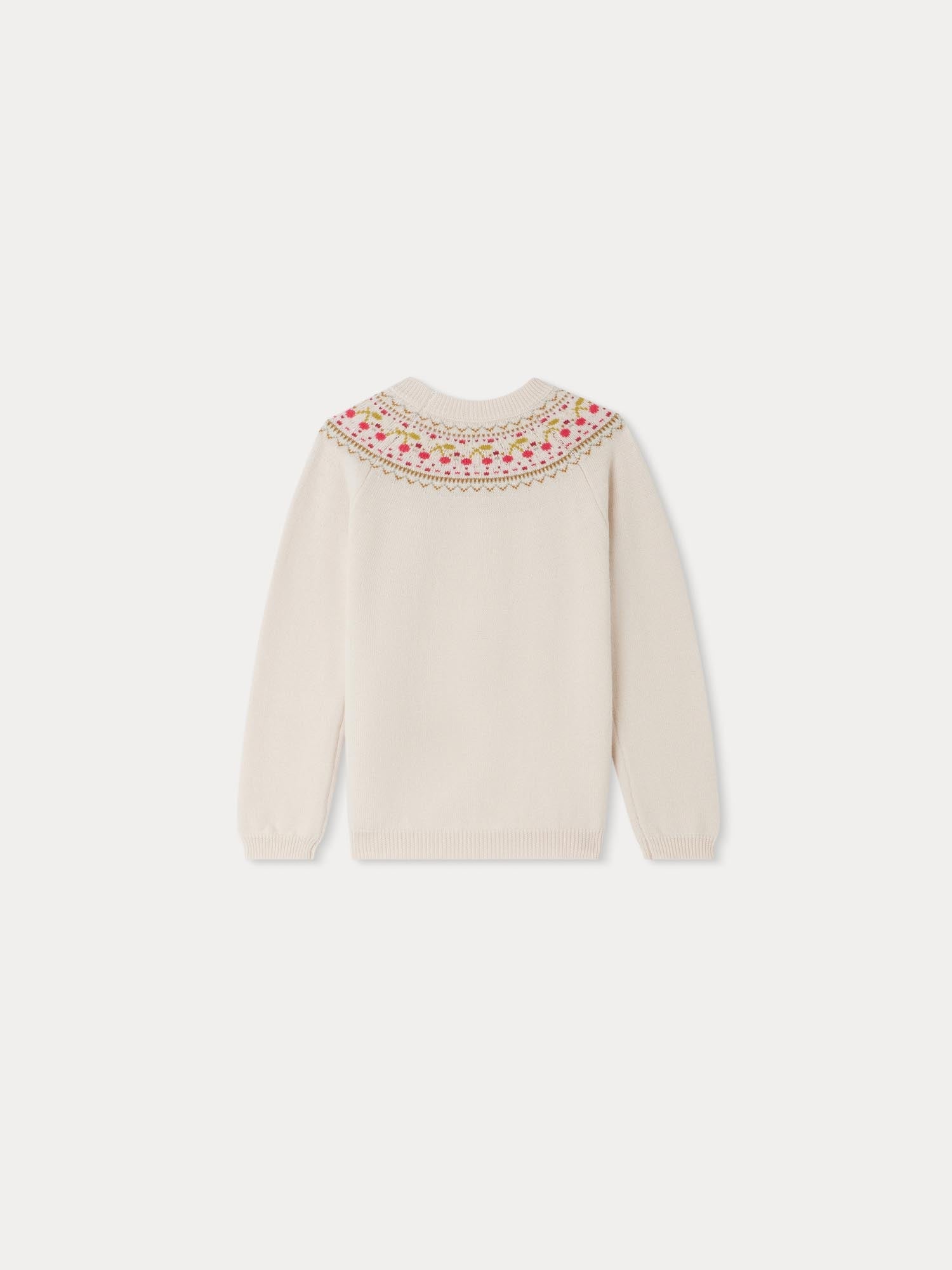 Girl | Génièvre White Wool Sweater | Ecru