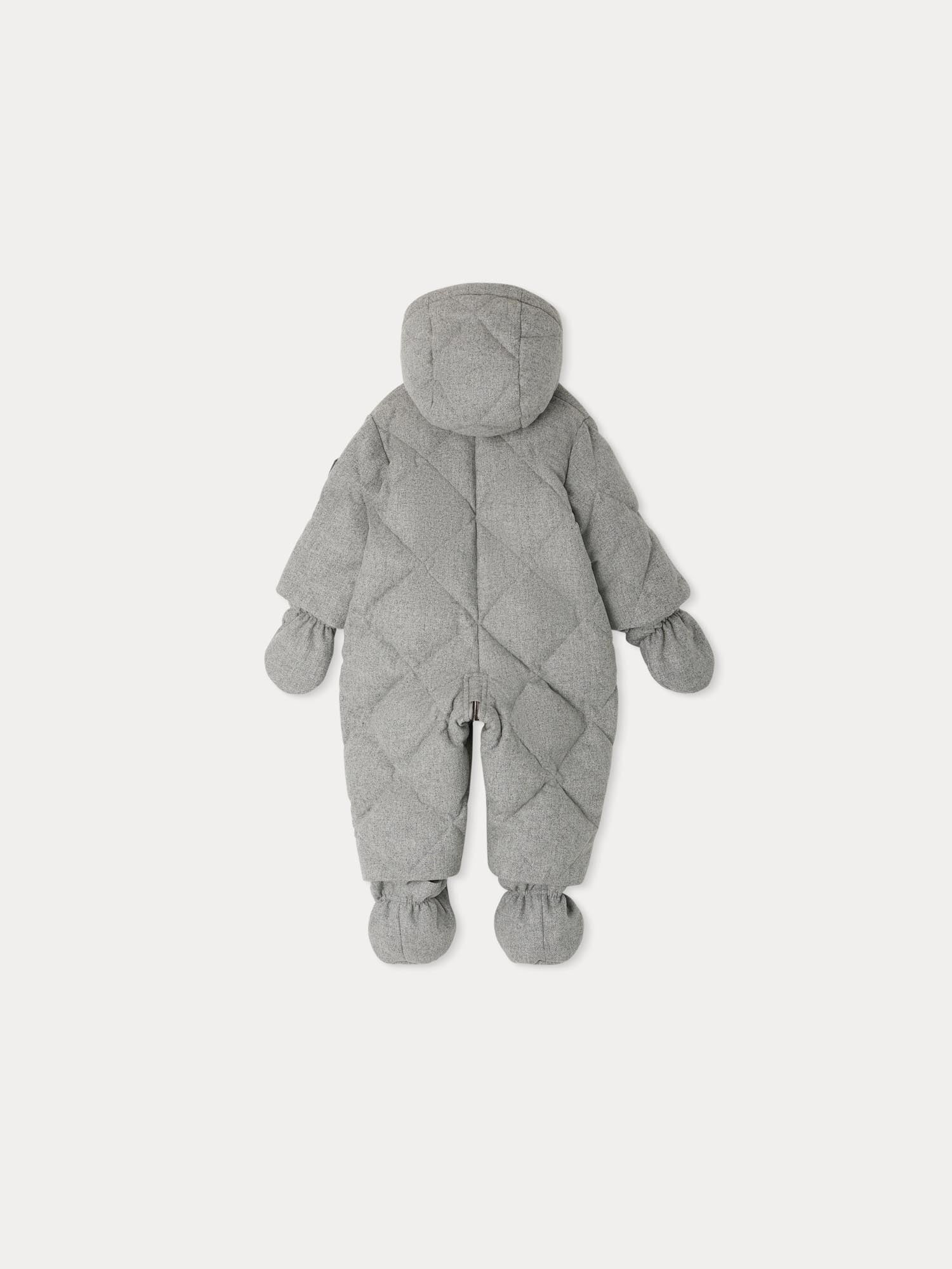 Boy | Gonsnow Flannel Snowsuit | Medium Heathered Gray
