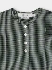 Boy | Gani Checkered Tunic | Green Grey