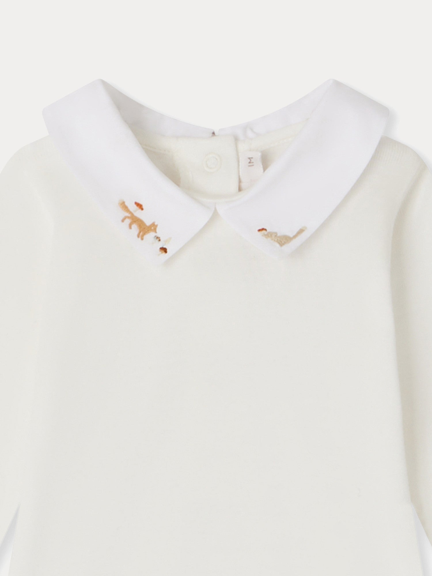 Boy | Septembre Bodysuit With Brown Patterns | Caramel