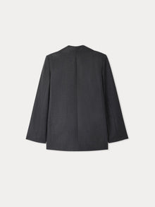 Women | Bonpoint X Vanessa Seward Galant Flannel Jacket | Charcoal Gray