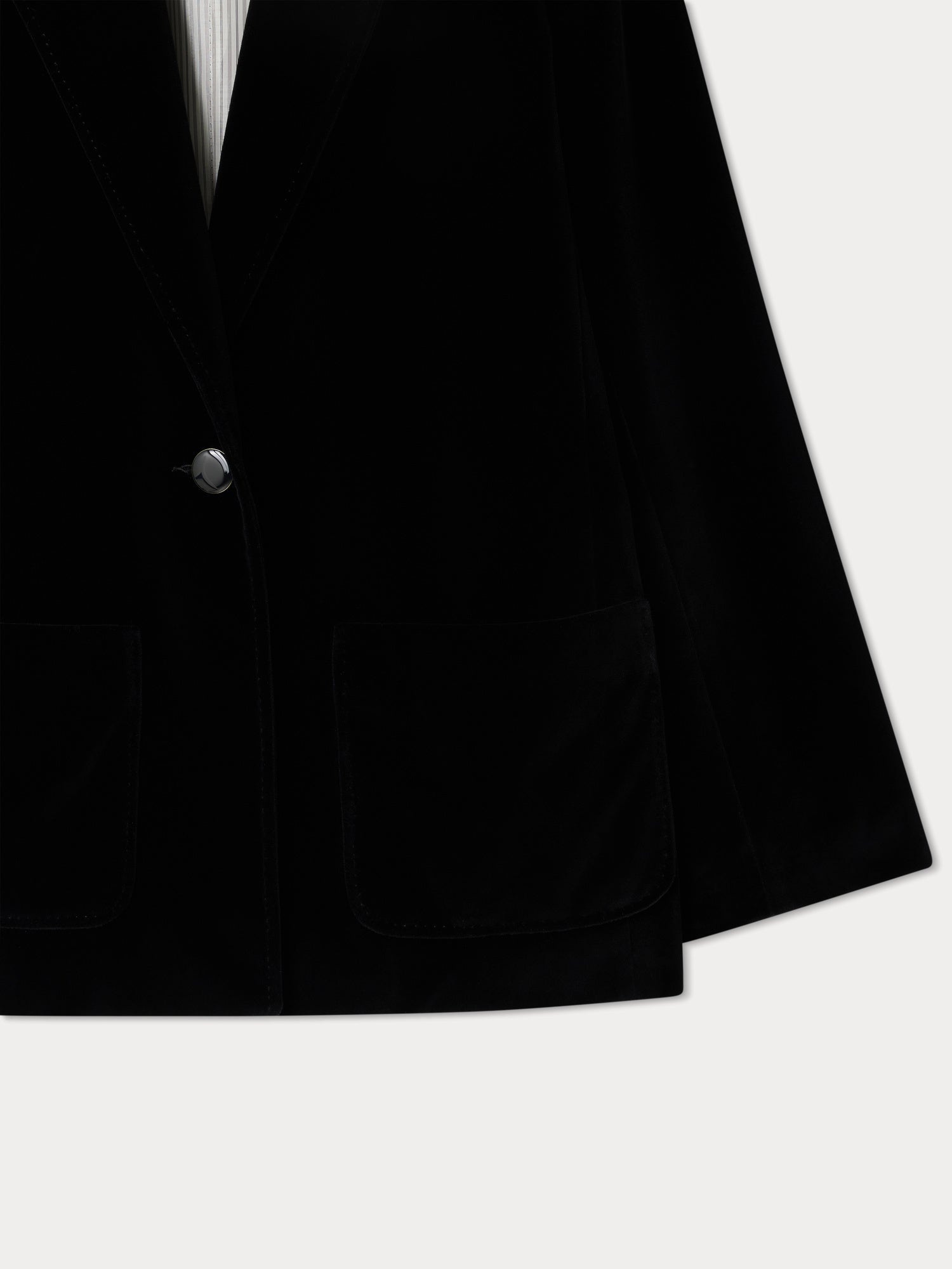 Women | Bonpoint X Vanessa Seward Golondrina Smooth Velvet Jacket | Black