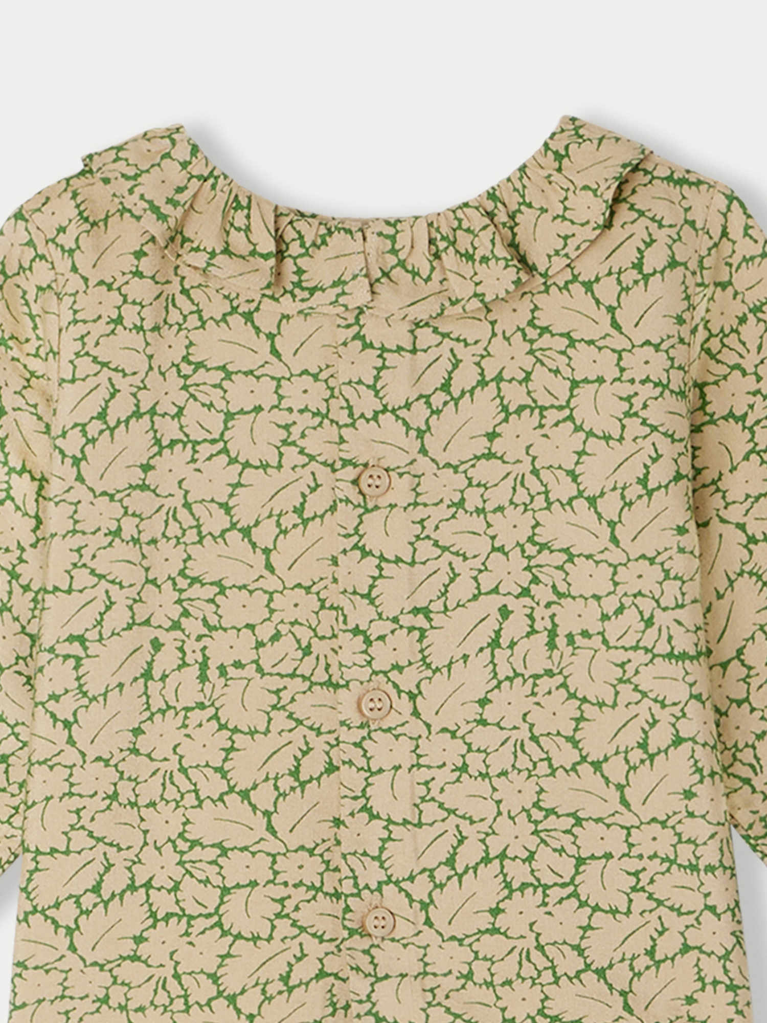 Girl | Ganiti Two Toned Print Blouse | Clover