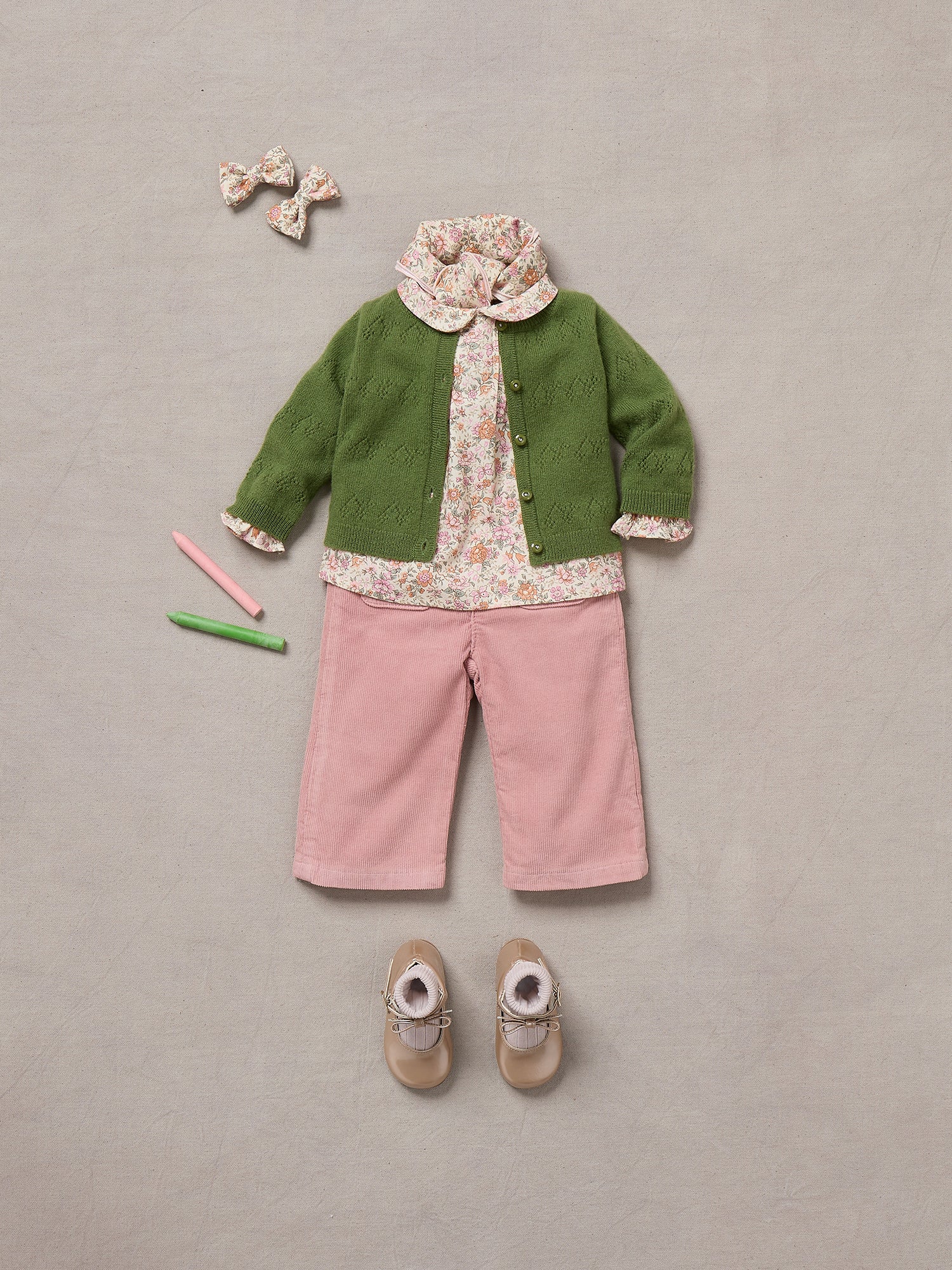 Girl | Tivoli Floral Liberty Fabric Blouse | Baby Pink